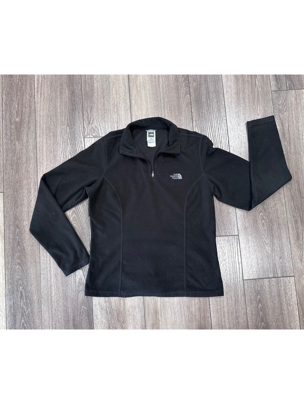 The North Face Women's Black Fleece Pullover Half-Zip Jacket Size S